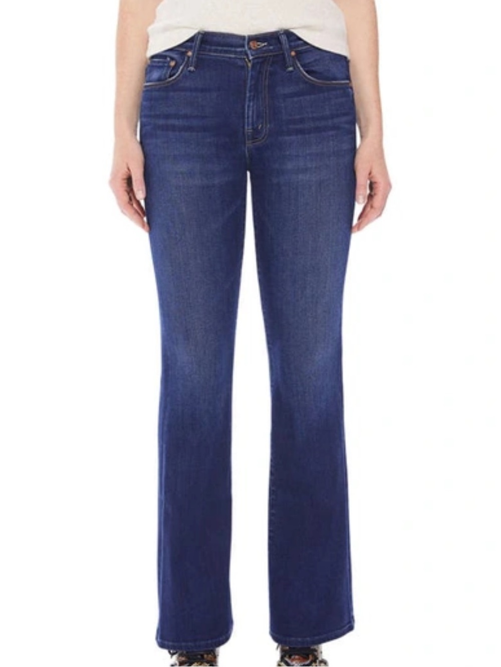 MOTHER The Weekender Jeans in Sweet Lime Wash | size (approx) 28